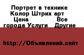 Портрет в технике “Колор-Штрих-арт“ › Цена ­ 250-350 - Все города Услуги » Другие   